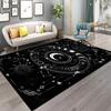 Witch Sun Moon Pentagram Carpet Altar for Living Room Gothic Decor Sofa Table Area Rugs Bathroom Doormat Anti-slip Floor Mats