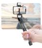 Mechanical Monkey Q08d Single-Axis Handheld Gimbal Stabilizer with Dual Fill Lights & Selfie Stick