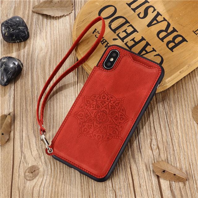 Cover in Pelle Slim Fit Per Samsung Galaxy S10 S20 S21 Fe S22 Plus Ultra Note 10 20 Lite Portafoglio Scomparti per Carte Antiurto a Libro