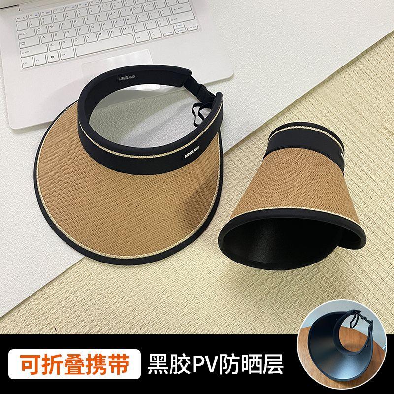 

Sun Protection Hat Women s Summer Foldable UV-Resistant Face Covering Large Brim Air Top Sun Hat Cycling Sun Hat Women s in Khaki [foldable-UPF50 +]] Default Size