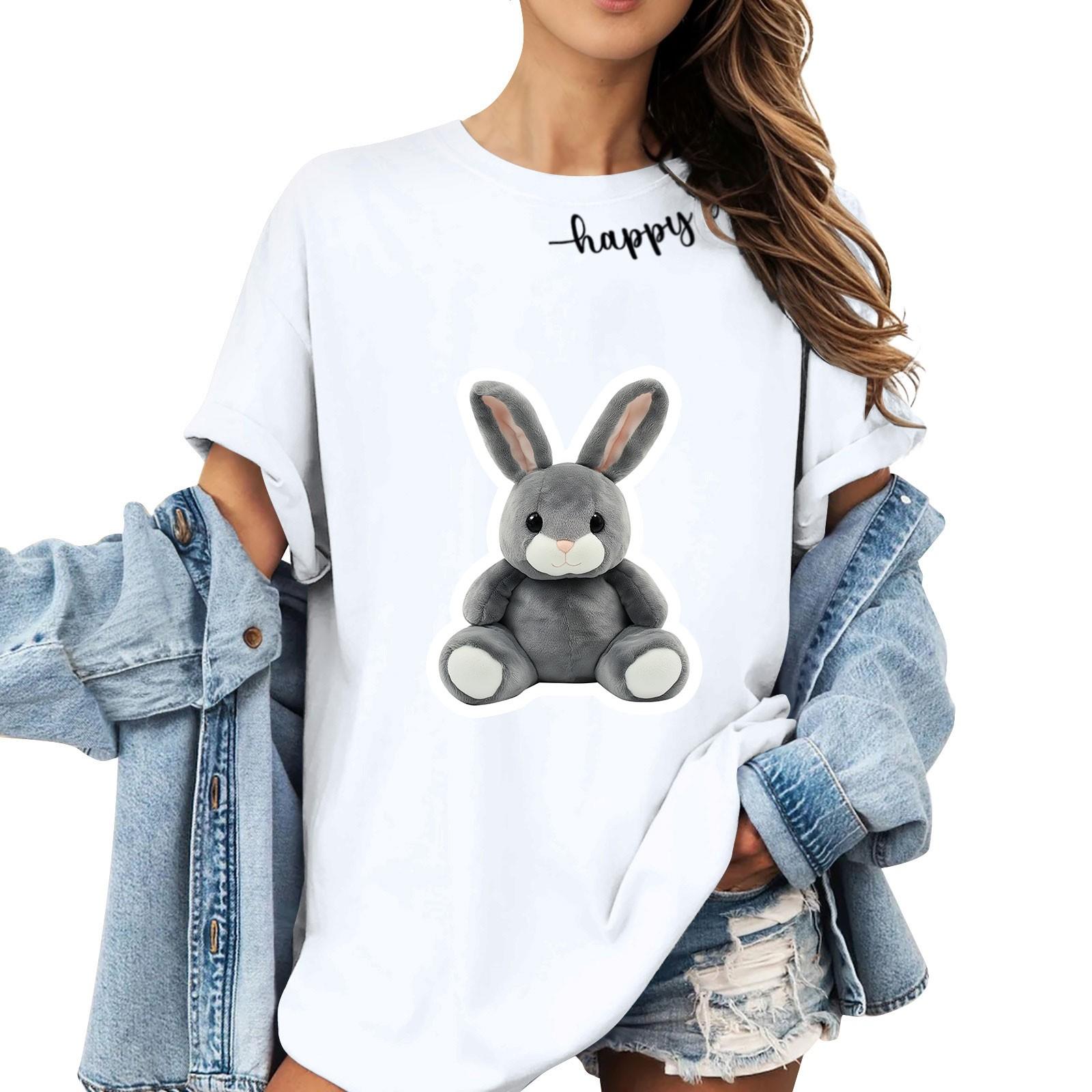 

Футболки с короткими рукавами для женщин, модные топы, легкие и мягкие повседневные летние наряды, одежда L белый