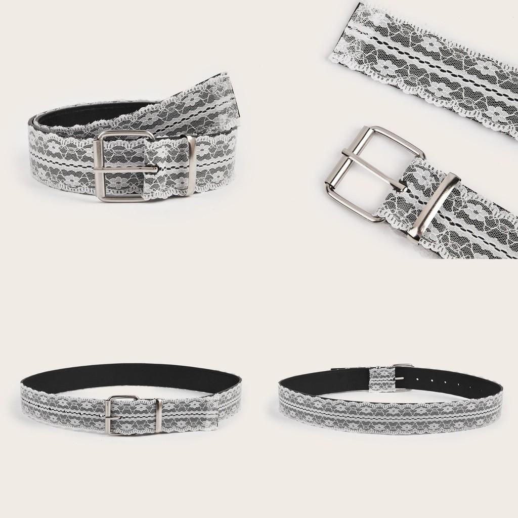 Lace Flower Simple And Element Design Women Casual Waist Belt For Daily Use