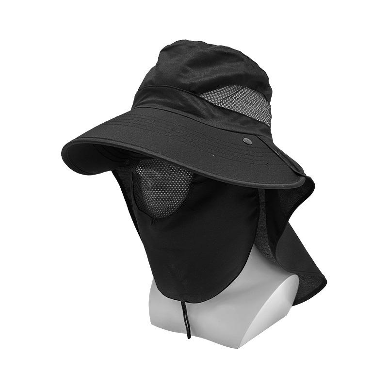 

Весенне-летняя шляпа от солнца мужская быстросохнущая шляпа-рыбак уличная шляпа для альпинизма с полями M（56-58cm）