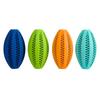 Durable Molar Rubber Dog Toy – Chew-proof TPR Rugby Ball for Puppies