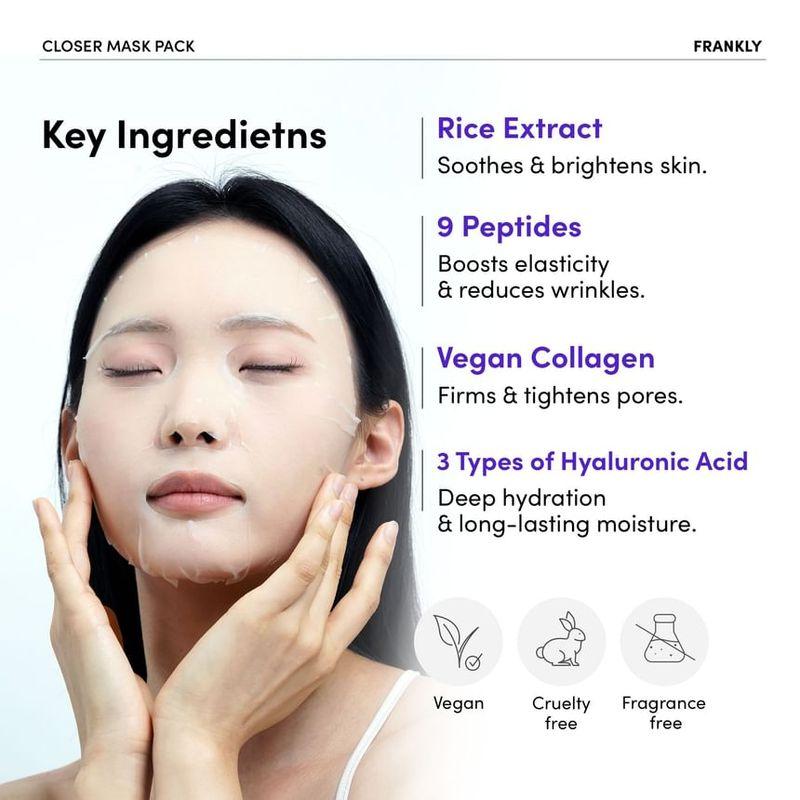 FRANKLY - Closer Pore Minimizing Mask Pack