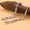 New Retro Silver 5mm Men's Safe Braided Bracelet Trendy Hip-hop Niche  for Boyfriend Gift Jewelry Accessories