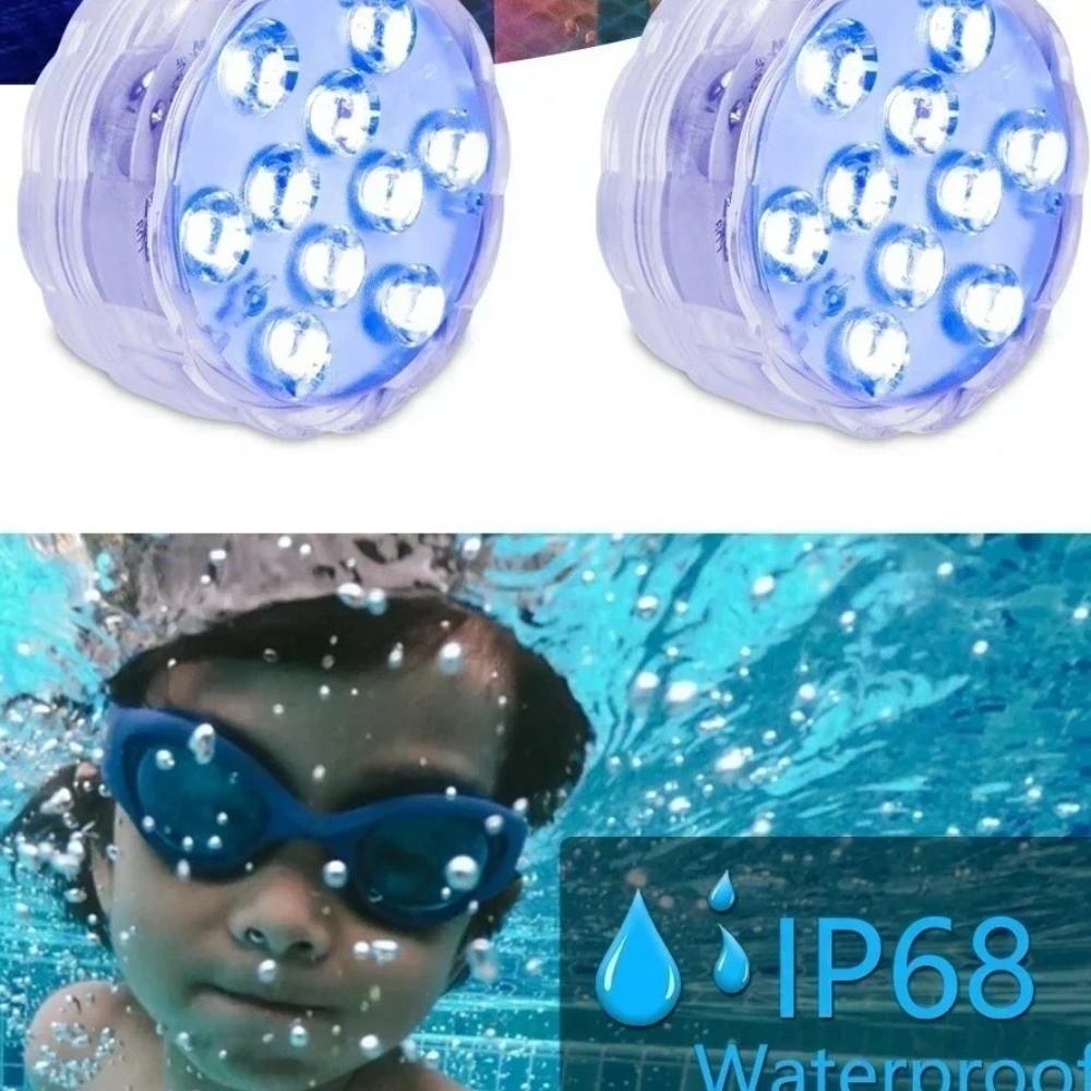 with Remote Diving Light 10-LED Remote Control Pool Diving Light Gifts Submersible LED Lights