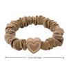 10Pcs Headband Leather Band Female High Ponytail Hair Accessories Simple High Elasticity Durable Rubber Band Hair Circle