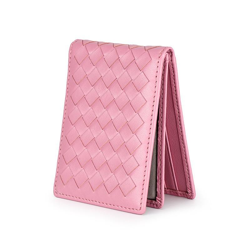 Inside Outside Full Leather Sheepskin Hand-woven Driving License Card Bag Female Case Integrated Two-in-one Men's