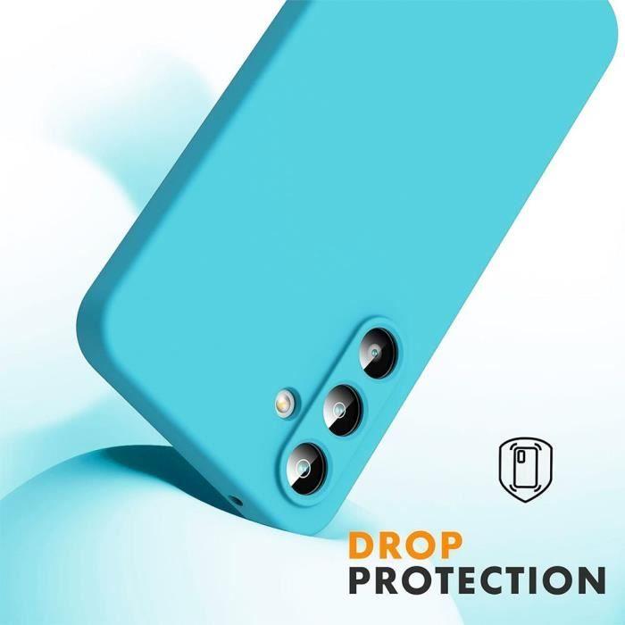 Coque - Samsung - Galaxy A35 5G - Silicone Mat - Ultra Slim - 2 Verres Trempés