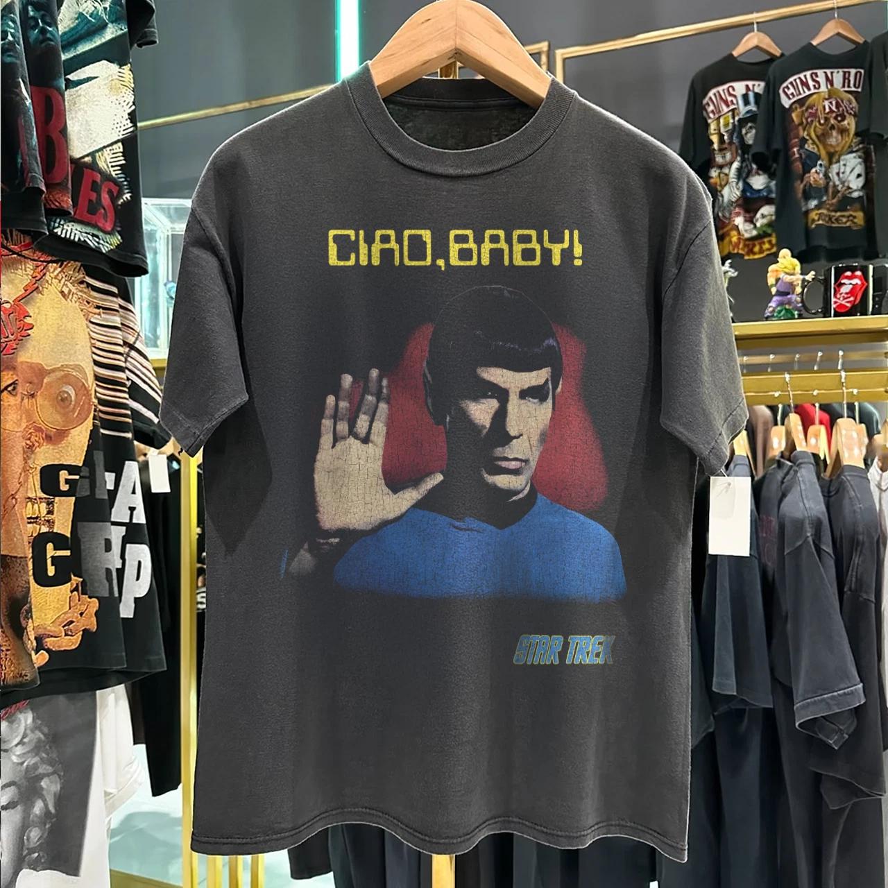 90s Spock  Ciao, Baby!  Rare T-Shirt Black S 3XL