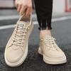 Fashion Original Men's Casual Sneakers White Shoes Round Toe Comfortable Fashion Trend Versatile Breathable Wear-resistant Walking 2025