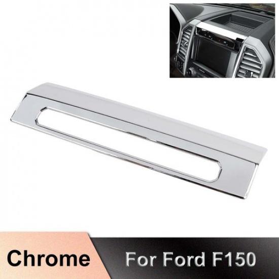 Emergency Light Lamp Switch Button Cover Frame Decor For F150 2015-20 Chrome ABS