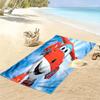 Super Wings Print Beach Towel, Large Soft Quick Dry Towel for Beach Camping Swimming