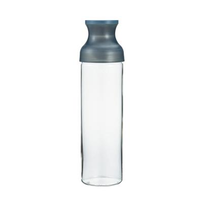 Garrafa com Filtro HARIO Jarra de Vidro Resistente ao Calor Capacidade Prática 1000ml Cinza Chá Cold Brew Feito no Japão FIR-100-TGR