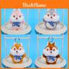 Plush Squirrel Keychain With Soft Polyester Filling For Girls Bag Decoration