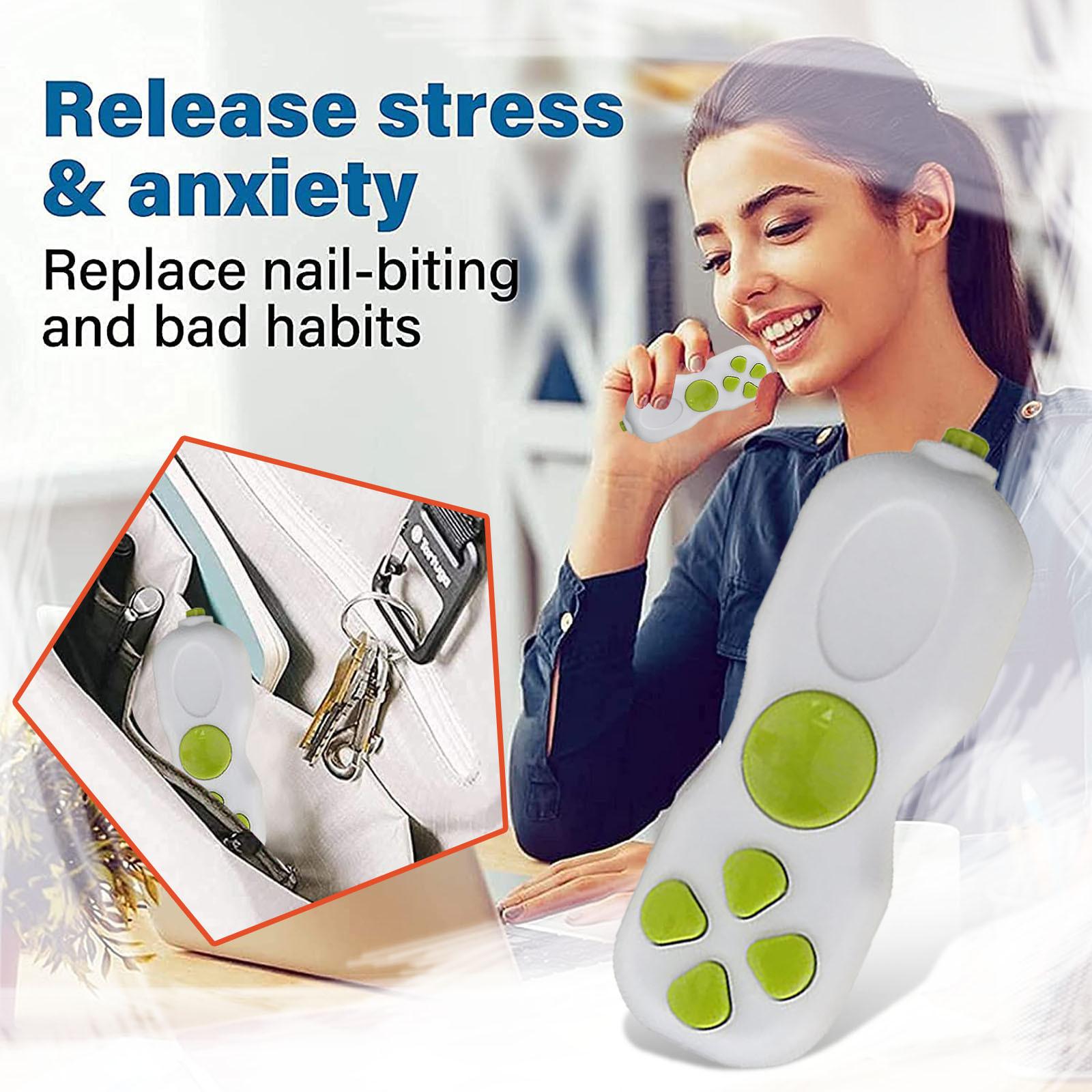 

Folulus Fidget Pad Controller Stress Reducer, Dice Anti-Anxiety And Depression Fidget Toy