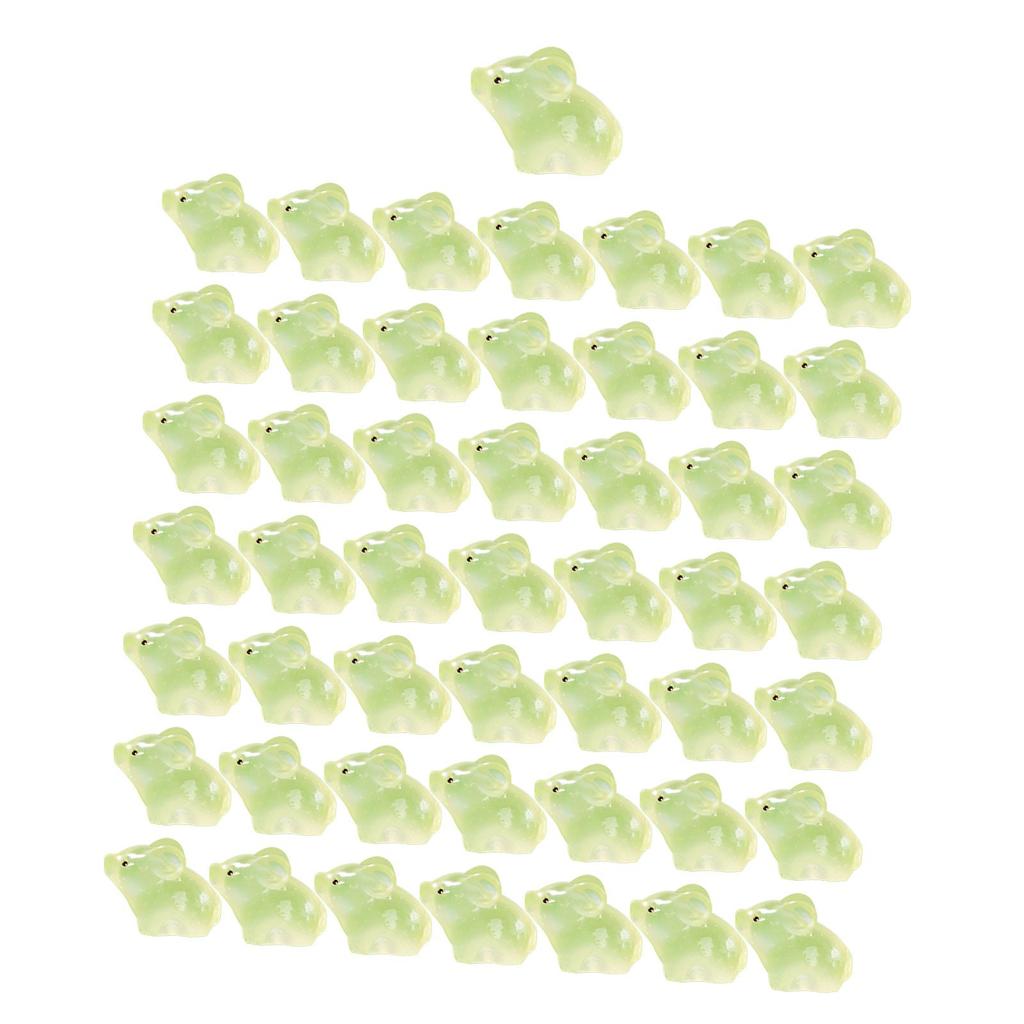 50 Stück Leuchtende Schwein Mini Tierfiguren Leuchten in der Nacht Heimdeko Mikro Landschaft Dekoration für Geburtstagsfeier Weihnachten