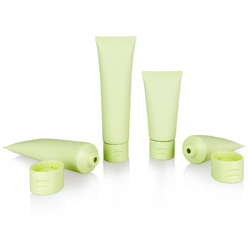 50ml 100ml Grüne Nachfüllbare Quetschflaschen Kosmetisch Leer 5 Stück für Lotion Creme Make-up Reiseaufbewahrung
