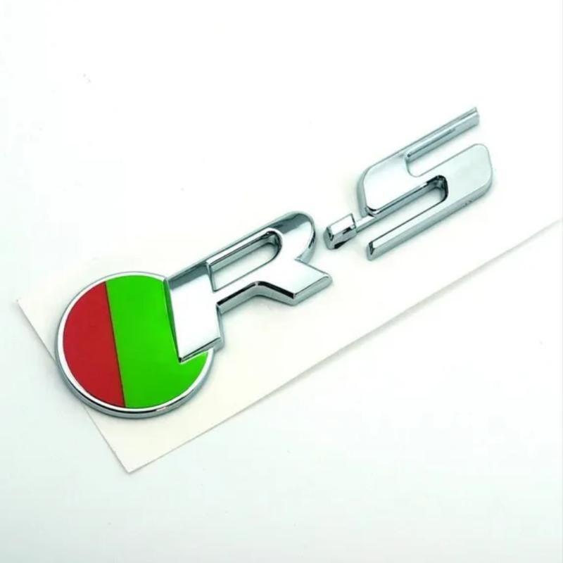 RS-Emblem-Aufkleber für XK XF XJ XFR F-Type XJ6 XJS RS-Kofferraum-Heckabzeichen