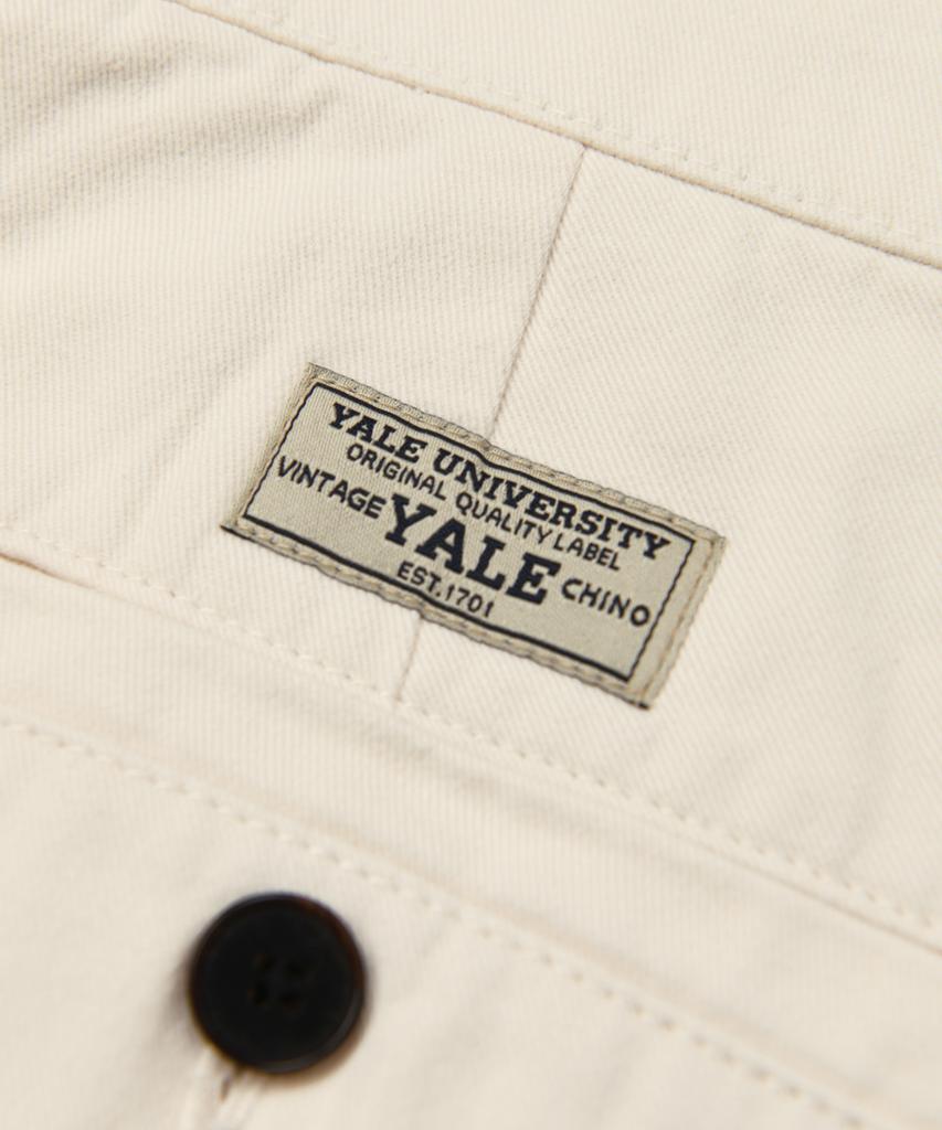 YALE Premium Vintage Coin Pocket Tapered Chino Pants_Cream