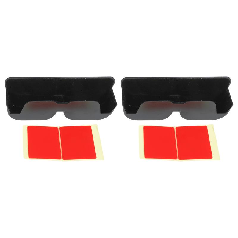 2pcs Sticky Car Glasses Box Storage Bracket Car Interior Suitable For All Vehicles Car Accessories