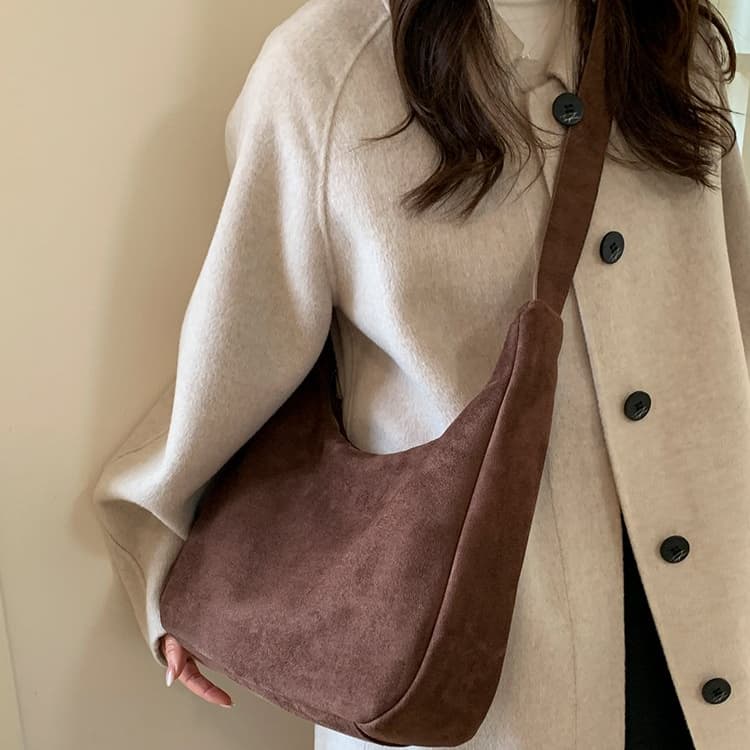 Vintage matte bag, new women's tote bag, underarm bag.