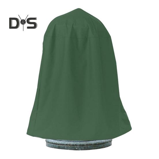 Waterproof Fountain Protector with Drawstring Simple Installation Reusable Oxford Cloth Garden Statue Cover with UV-Resistant Coating