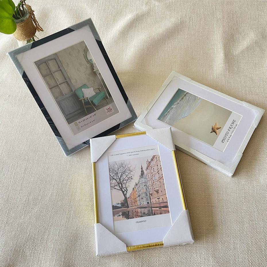 Goldene Schwarz Bild Foto Rahmen Aluminium Plexiglas Matte Wand Montage Galerie Wohnzimmer Wohnkultur