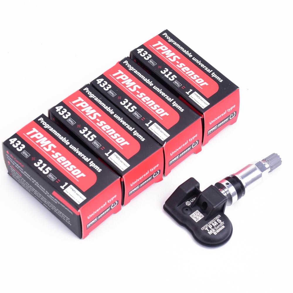1pcs Car TPMS Tire Pressure Monitor Sensor System 2in1 315MHZ + 433MHz Mx Programmable Sensor Programming Universal TS508 TS600