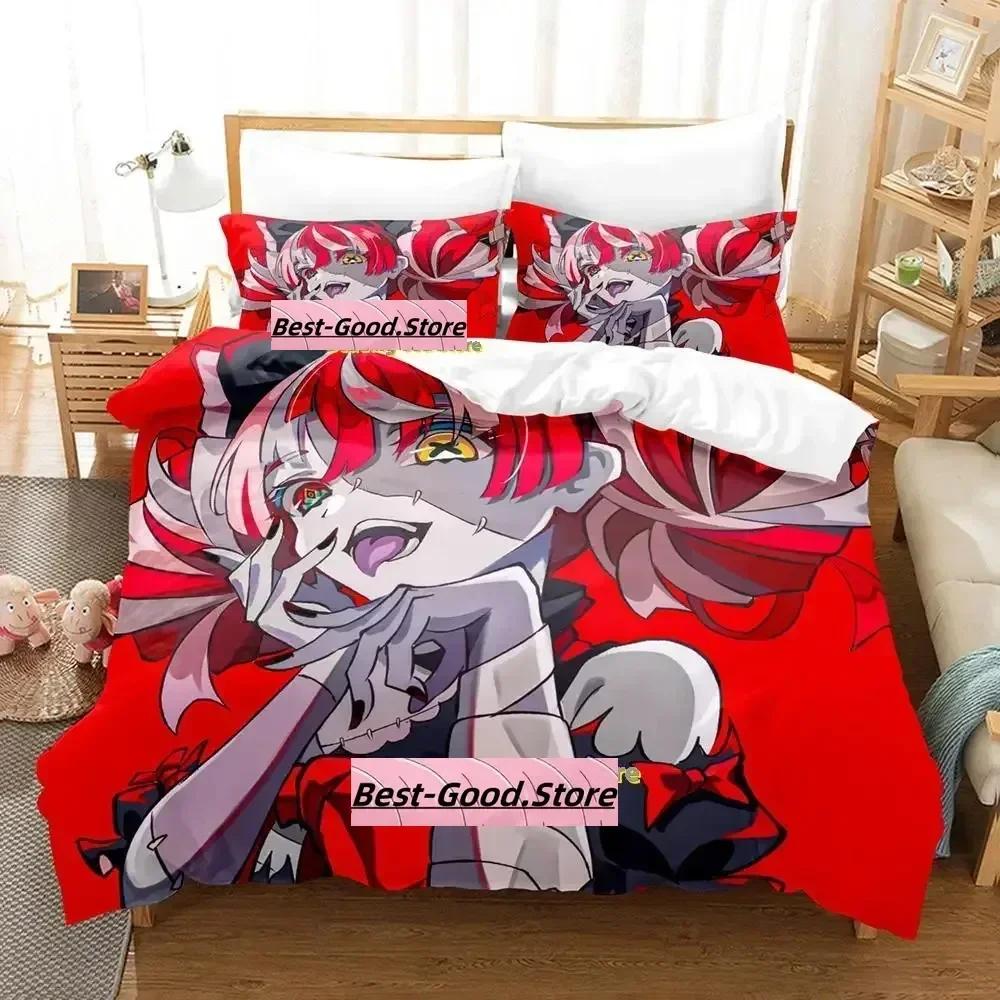 Kureiji Ollie Bedding Set Single Twin Printed Bed Set With Pillowcase Bed Duvet Cover Soft Single Double Queen Super King Size