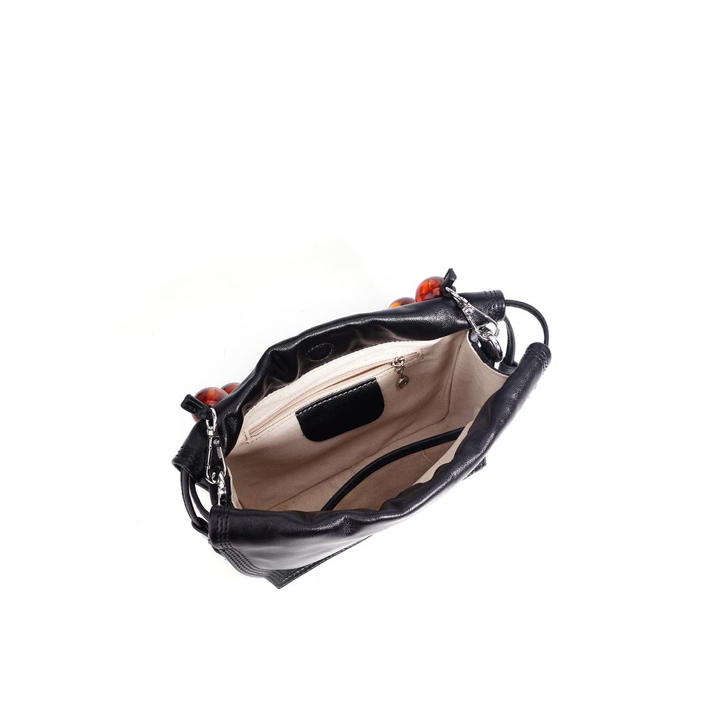 New fashionable versatile light luxury cloud bag design handbag, shoulder bag, crossbody bag, light luxury bucket bag