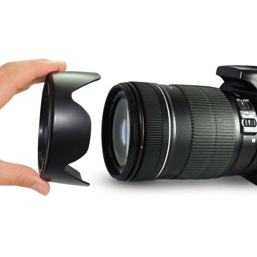 NinoLIte Lens Compatible with Canon SLR Cameras EW-73B Hood,