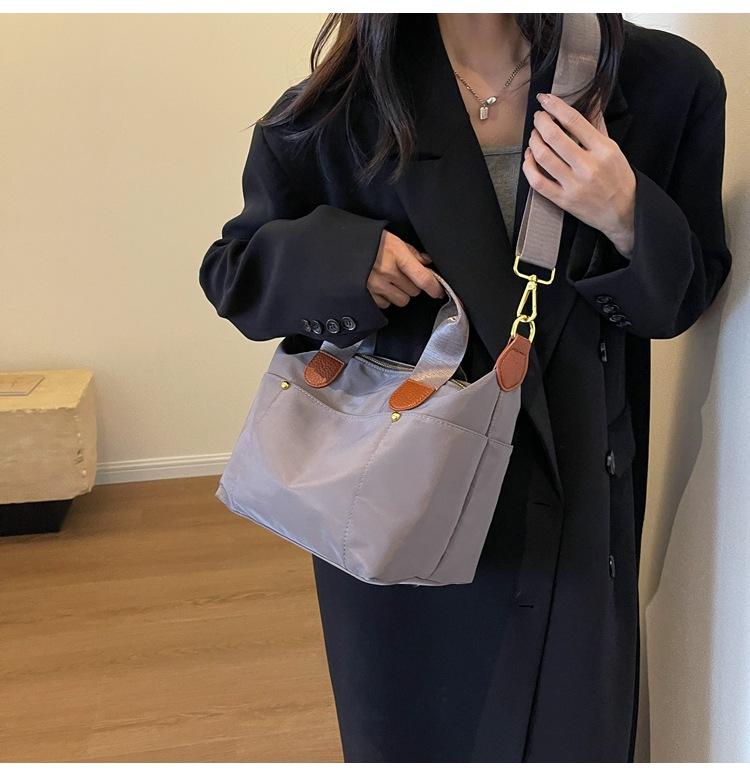 

Премиальная женская сумка осень-зима большой вместимости новая ткань Оксфорд повседневная портативная большая сумка-тоут универсальная сумка-мессенджер one size fits all серый