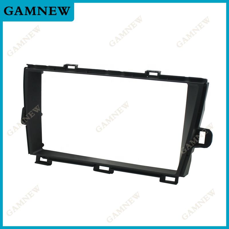 9 inch Car Radio Fascia Panel for TOYOTA Prius 2010-2013 Left black stereo Frame