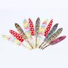 20Pcs Goose And Duck Feather Small Straight Knife 12Cm High Quality Color Diy Jewelry Material Accessories Real Hair