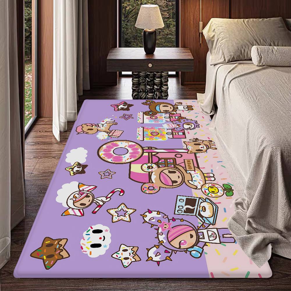 Japan T-TokidokiS Bathroom Mat Retro Multiple Choice Living Room Kitchen Rug Non-Slip Bedside Mats