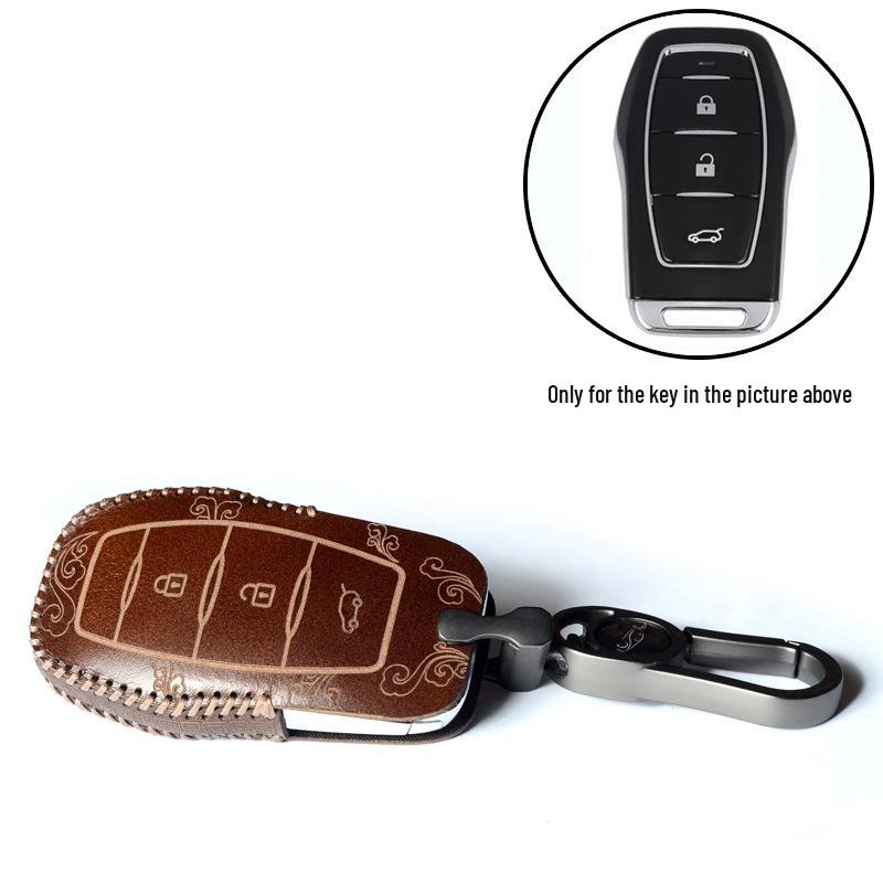 High-End Cowhide Key Case for Dongfeng Fengguang Ix5/ix7/560/580 Cars