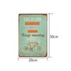 Segni Metallici Bici Vintage Poster Retro Bici da Ciclismo Decorazione Bar Pub Club Shabby Chic Pittura Artistica da Parete Targhetta 20x30cm