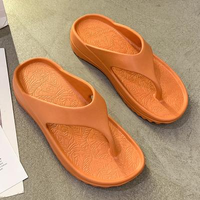 Sandalias Chanclas de Suela Gruesa Verano para Mujer Antideslizantes Baño Ducha Sandalias Playa Costa Pareja Chanclas Clip-on Mujer