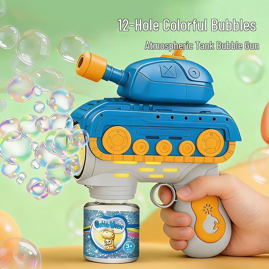 Children's Automatic Light-Up Bubble Gun Toy