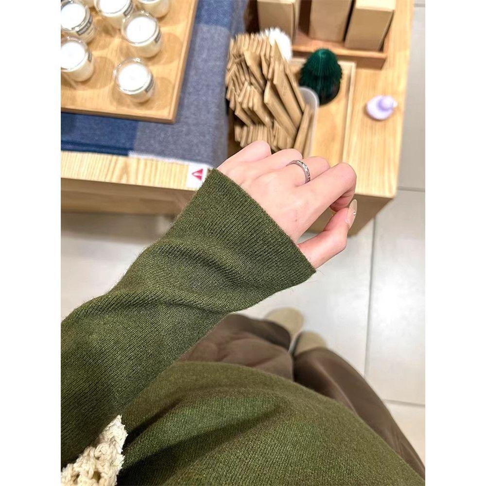 Women's Age-Defying Cozy Knit Stand Collar Sweater for Autumn/Winter