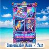 Dog Theme Beach Towel Personalized Custom Name & Text Soft Quick Dry Beach Towel for Swimming Travel