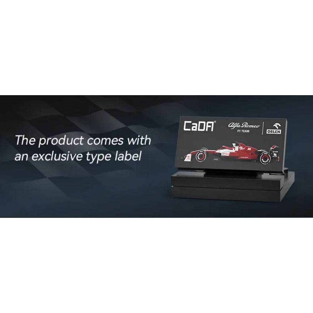 1/24 Alfa Romeo Formula-1 Racing Car F1 Racing Car C42 Sports Car Model Building Blocks City Racing Car Bricks Toys Kid Gift