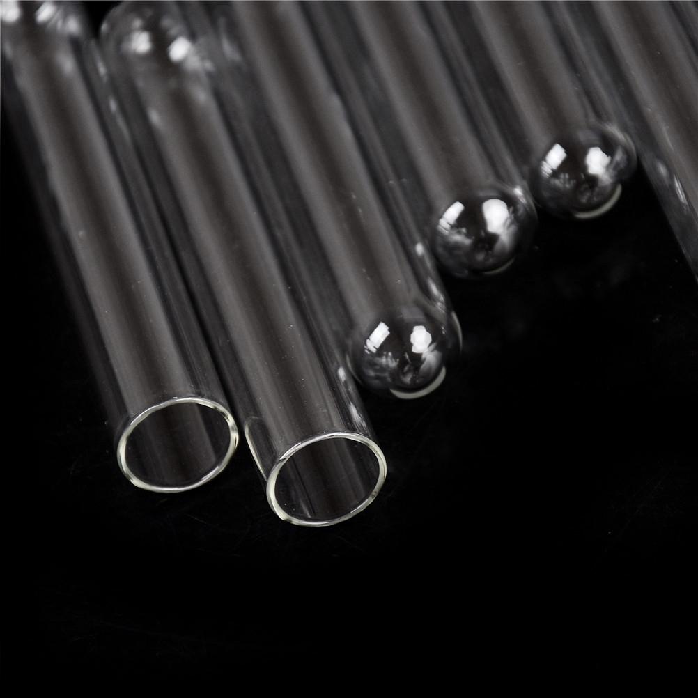 10Pcs 15*100 Mm Glass Blowing Tubes 4 Inch Long Thick Wall Test Tube