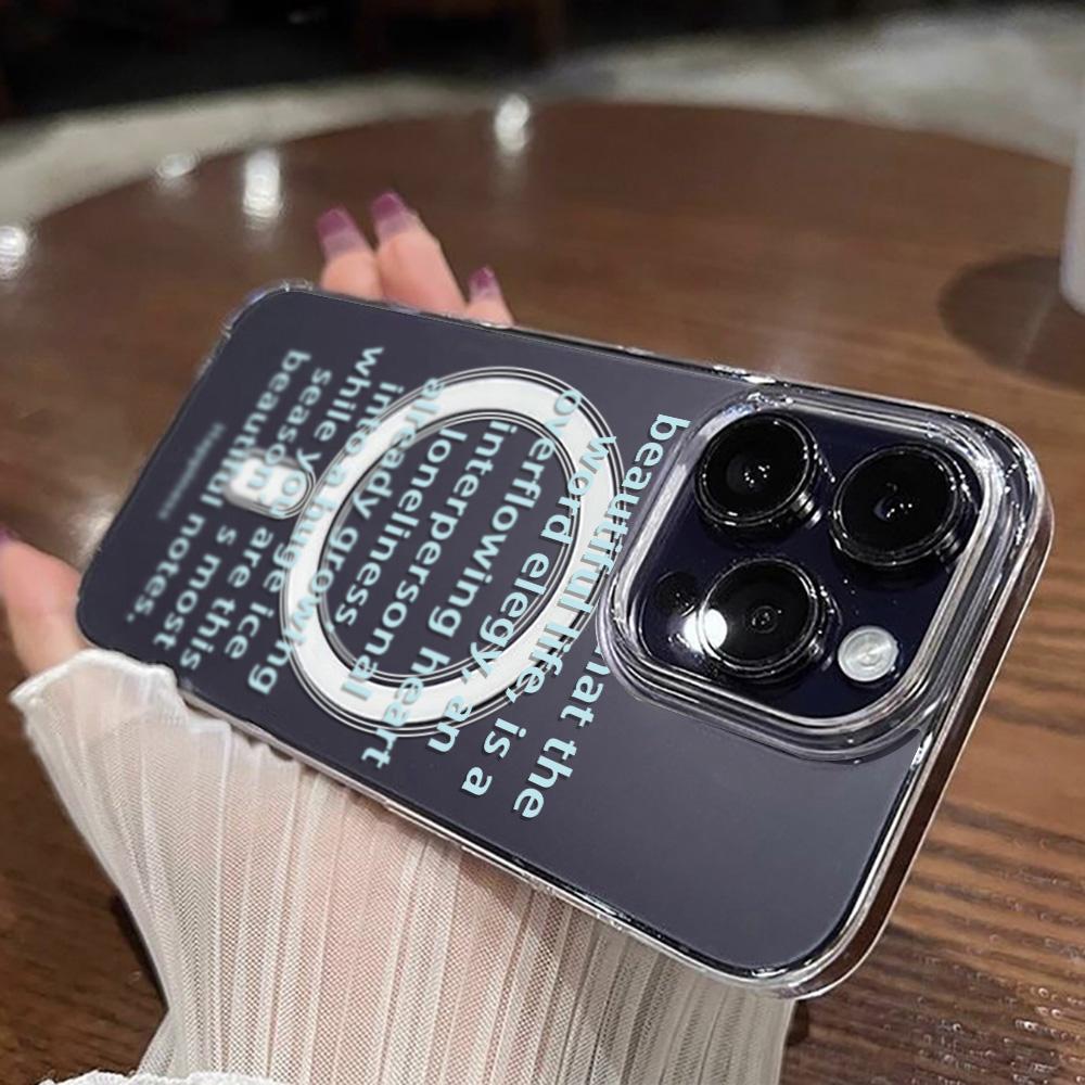 Magnetic Phone Case for iPhone 12 14 16 17 Pro 17 16 15 14 13 12 Pro Max  12 13 14 15  16 High Quality Shockproof Shell Full Protection Cute Style