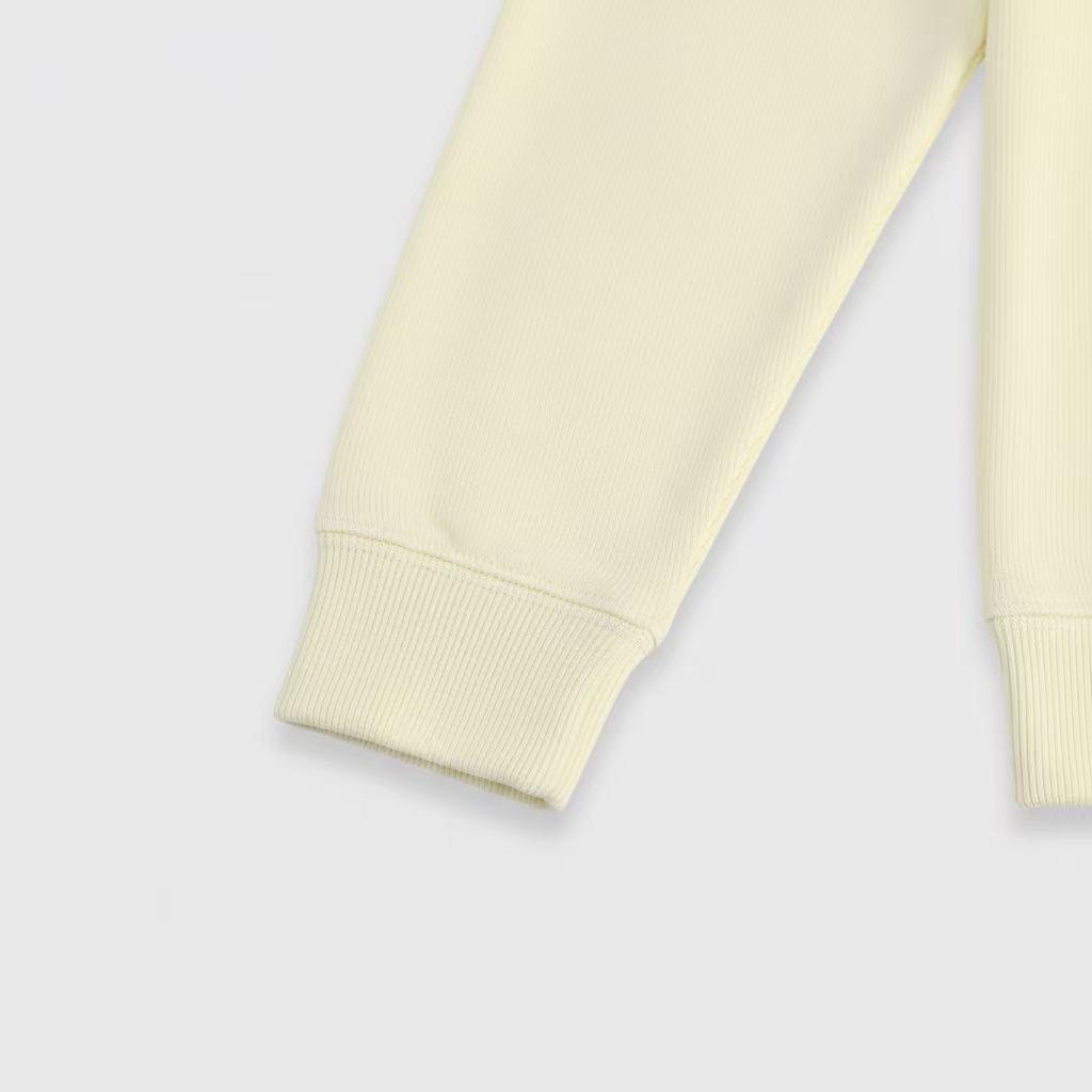 סריג גברים RL עם רקמת פוני וחצי רוכסן - סתיו חדש, סוודר קז'ואל רפוי ורב-תכליתי