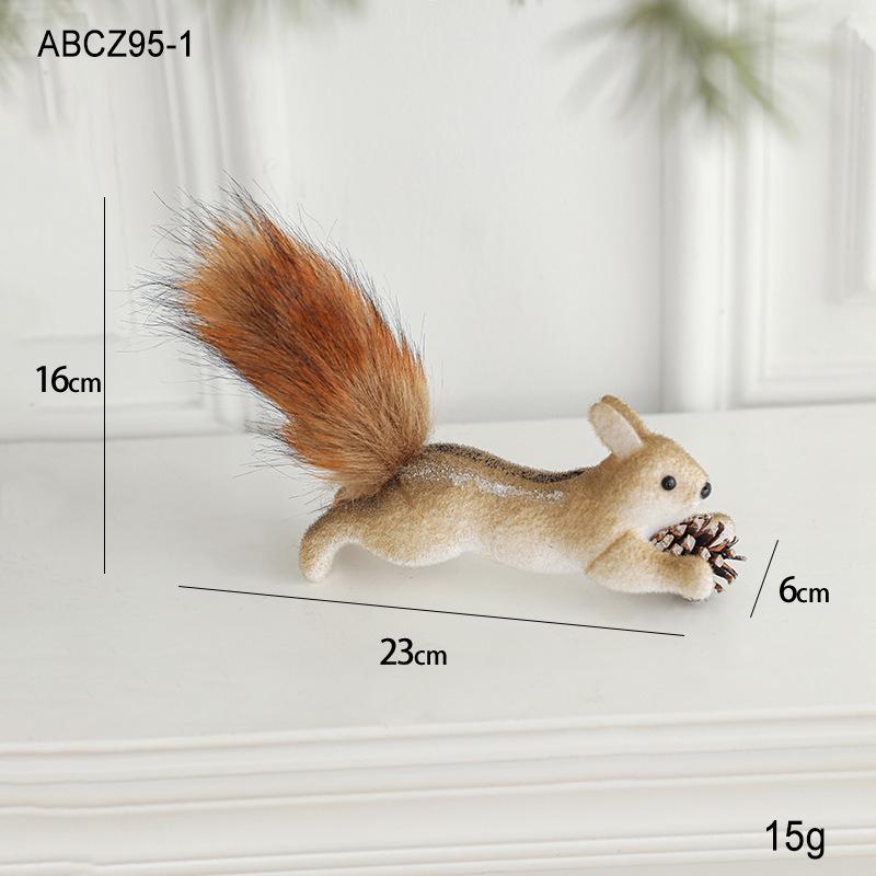 Foam Cartoon Squirrel Pendant Christmas Tree Decoration