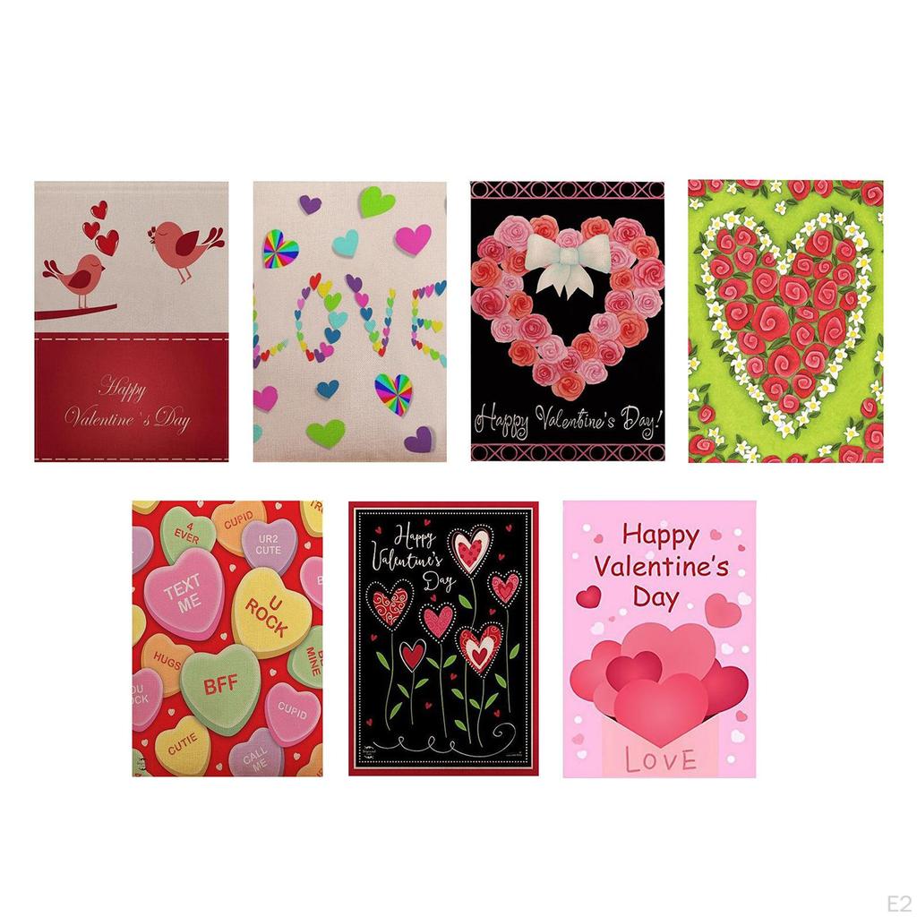 Tagesgarten Rasenflagge Doppelseitiges Banner für Hof Veranda