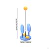 Pong Balls Paddles Set Game Hand Eye Coordination Adults and Kids Soft Shaft Equipment Table